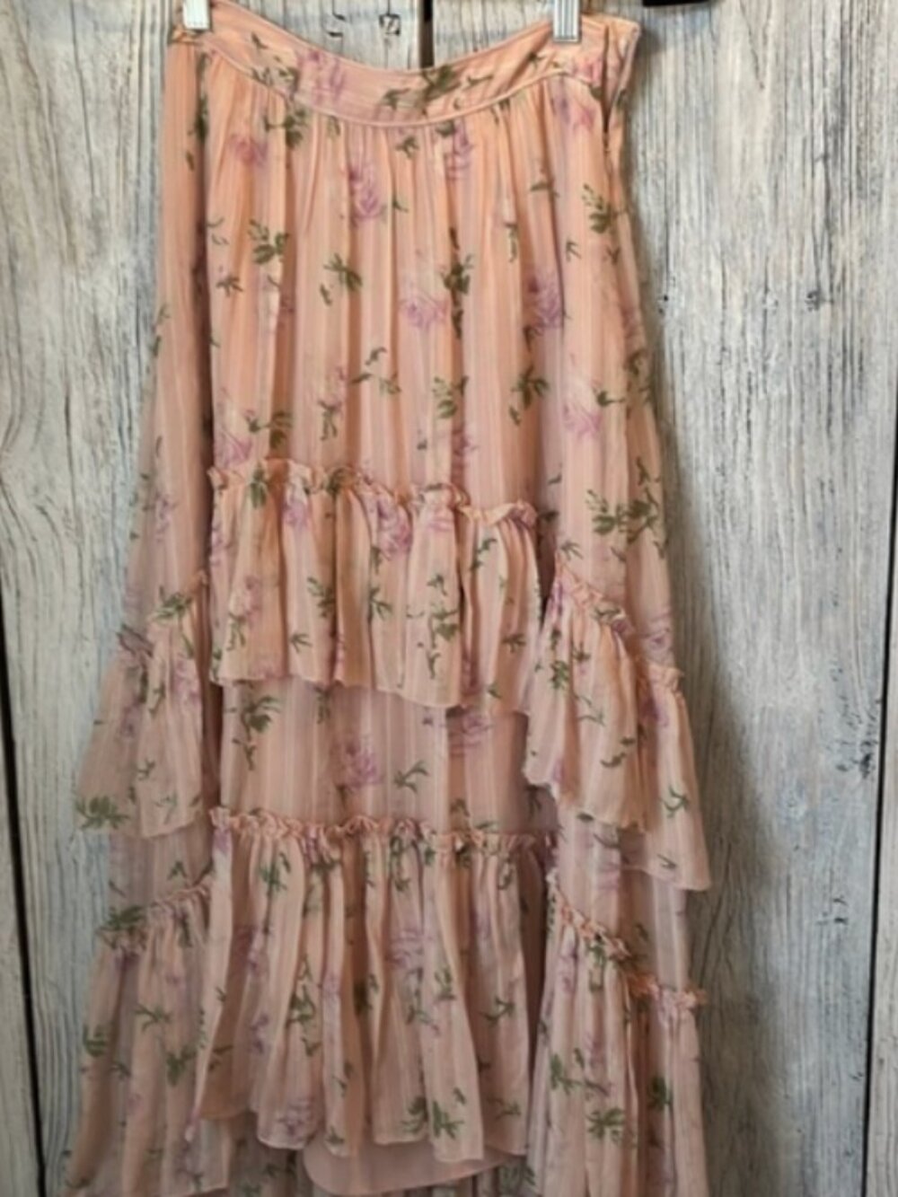 Ulla Johnson floral tiered skirt